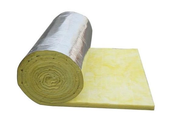 De Isolatie van de het Fiberglaswol van de hitteisolatie met Aluminiumfolie voor Verdeling