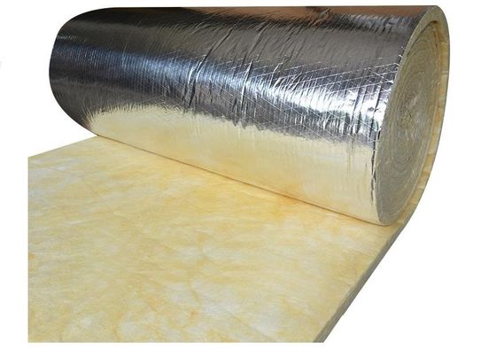 De Isolatie van de het Fiberglaswol van de hitteisolatie met Aluminiumfolie voor Verdeling